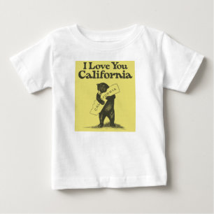 I Love You California Baby T-Shirt