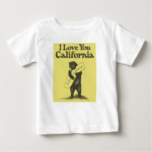 I Love You California Baby T-Shirt