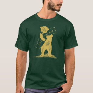 I Love You California--Green and Gold T-Shirt