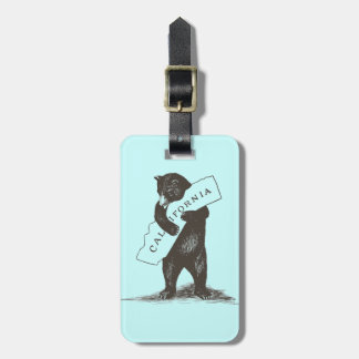 I Love You California Luggage Tag