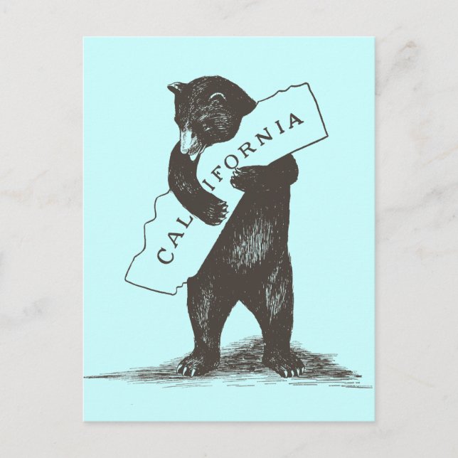 I Love You California Postcard (Front)
