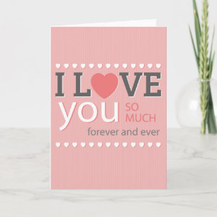 I love you card