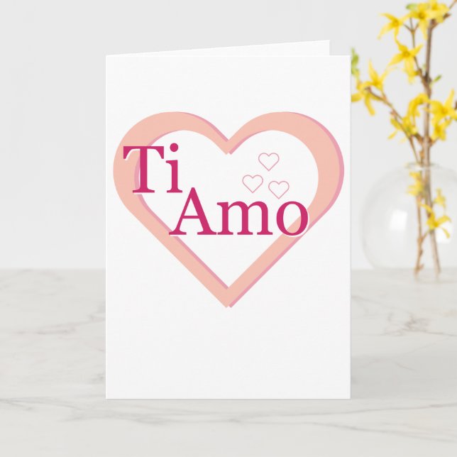 I Love You Card (Yellow Flower)
