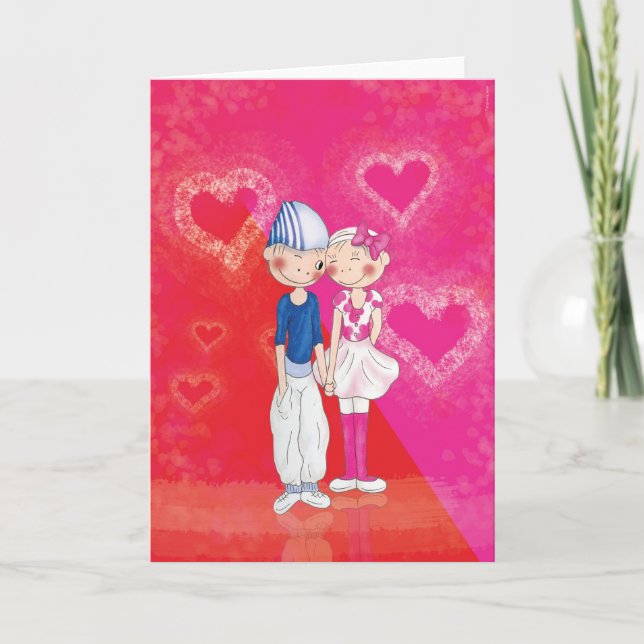 I love you card (Front)