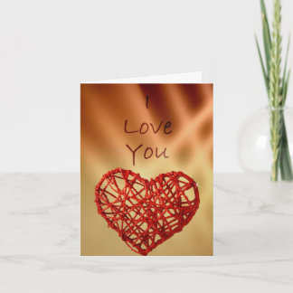 i love you card