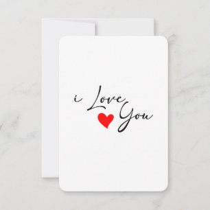 I love you Card