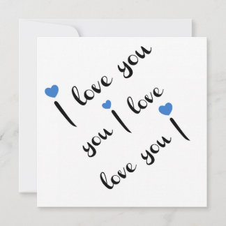 I Love You Card