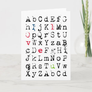 I Love you Card