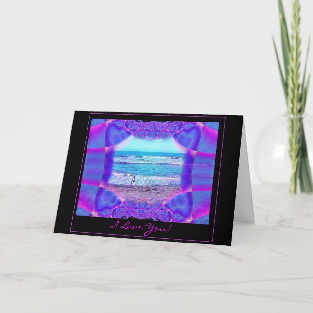 I Love You Card - Castle of Love Design (Front)