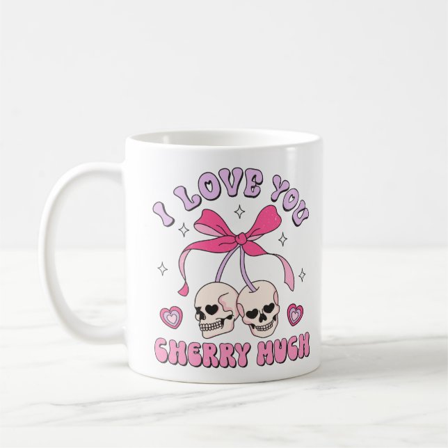 I Love You Cherry Much Coffee Mug (Left)
