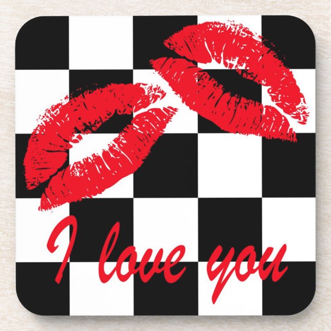 I love you coaster (Front)