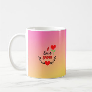 i love you coffee mug