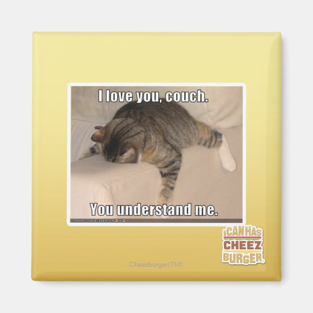 I love you, couch. magnet (Front)