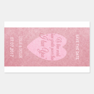 “I LOVE YOU” custom stickers