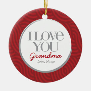 I Love You (Customize) Ornament  $21.95