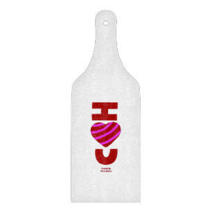 I Love You Cutting Board Paddle