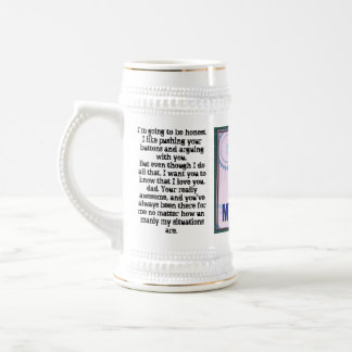 I love you dad beer stein