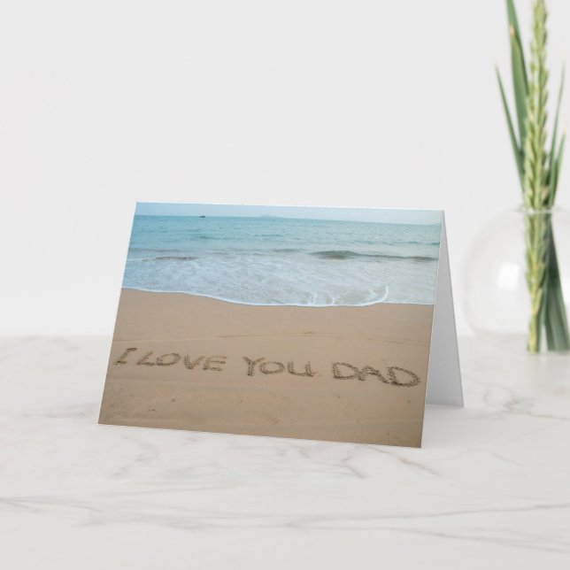 I love you Dad Card (Front)