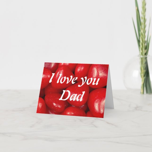 I love you Dad Card (Front)