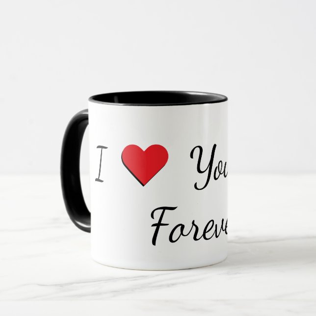 "I Love You Dad, Forever" Mug (Front Left)