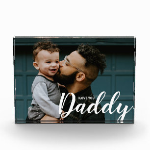I Love You Daddy Custom Photo Block