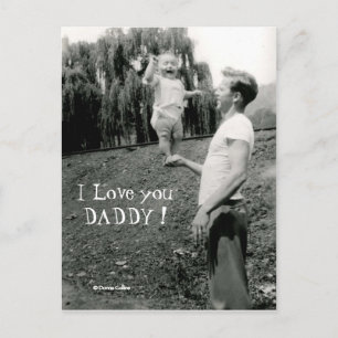 I love you Daddy Postcard