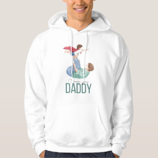 I Love You Daddy Superhero Father and Child Hoodie