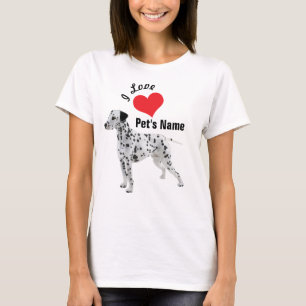 I Love You Dalmatian Tee
