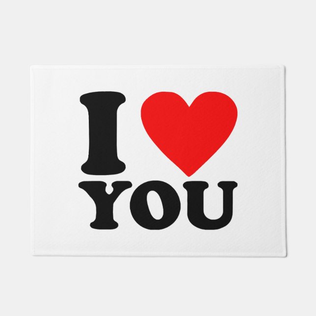 I Love You Doormat (Front)