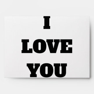 I Love You Envelope
