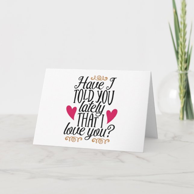 **I LOVE YOU EVERYDAY*** OUR 1st THANKSGIVING Holiday Card (Front)