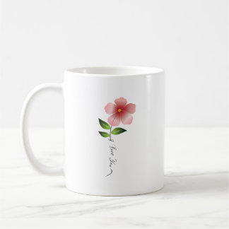 I Love You Flower Coffee Mug