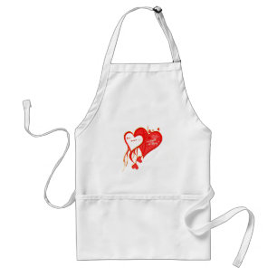 I LOVE YOU FOR EVER AND A DAY HEART STANDARD APRON