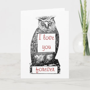 I love you, forever holiday card