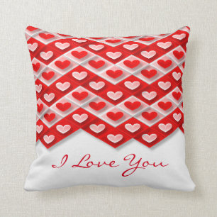 I Love You Forever   Valentine's Day Throw Pillow
