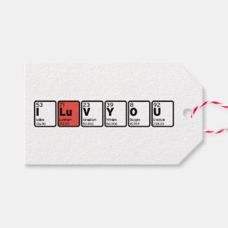 I Love You Gift Tags