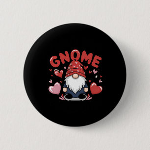 I Love You Gnome What Sticker1 2 Inch Round Button
