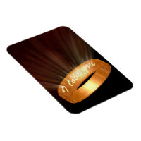 "I love you" Golden Ring