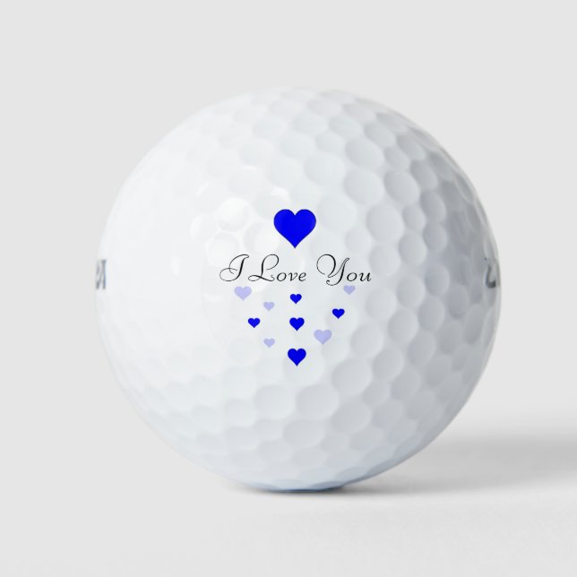 "I LOVE YOU" Golf Balls (Front)