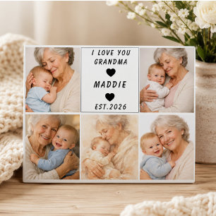 I Love You Grandma   Grandparents Day Plaque