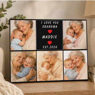 I Love You Grandma Grandparents Day Plaque