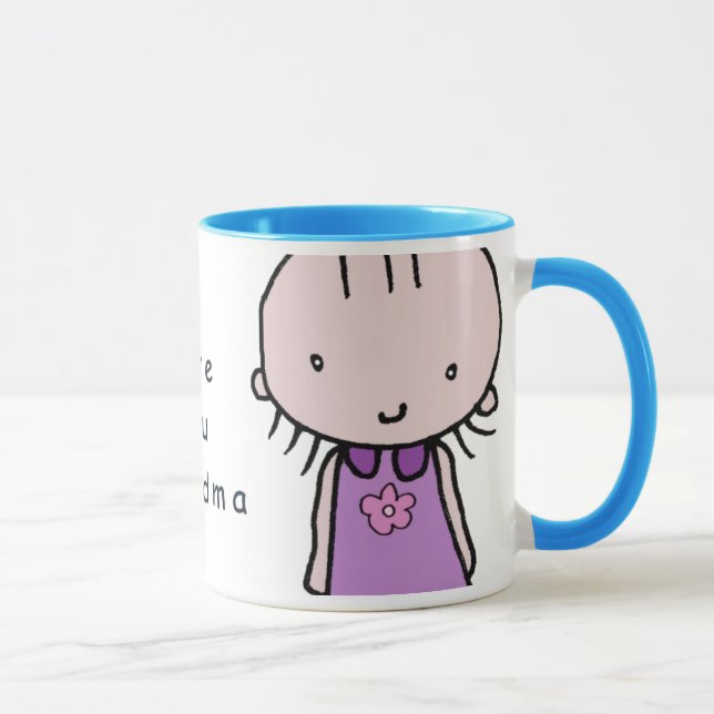 I Love You Grandma Mug (Right)