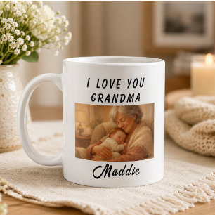 I Love You Grandma Mug Grandparents Day
