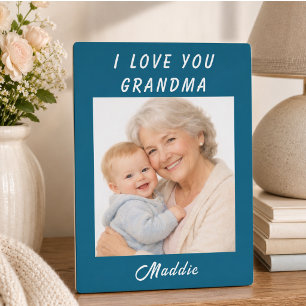 I Love You Grandma photo  Grandparents Day Plaque