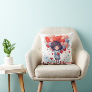 I love you Grandma Throw Pillow