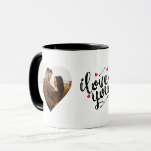 I Love You   Happy Valentine's Day Modern Mug