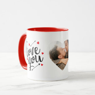 I Love You Happy Valentine's Day Modern Mug