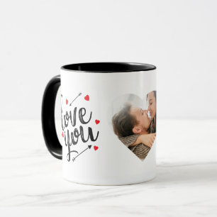 I Love You   Happy Valentine's Day Modern Mug