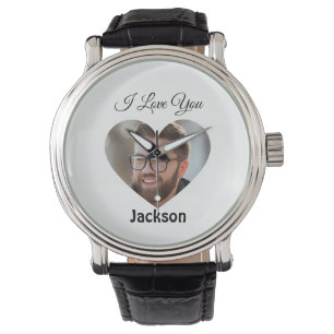 I Love You Heart Personalize Watch