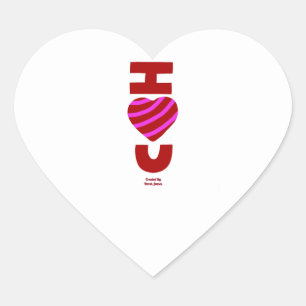 I Love You Heart Sticker